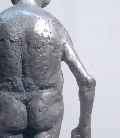 Der alte Mann I; Aluminium; H. 67 cm; 1999