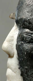 Kassandra II (für Arundhati Roy); Marmor, Blei, Quarz; H. 22 cm; 2003