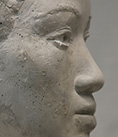 Porträt Miriam; Beton / Sandstein; H: 48 cm; 2020